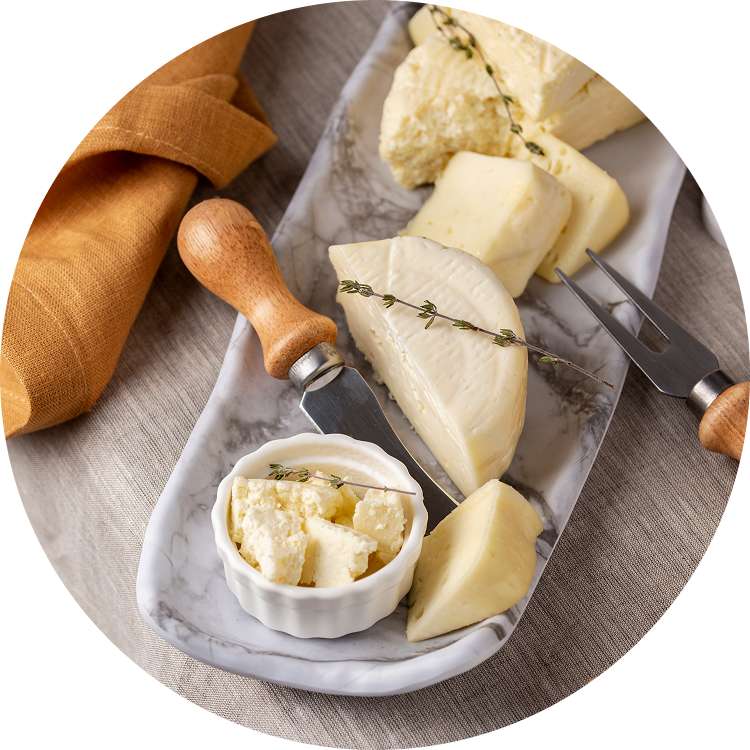 Сливочное масло, сыры